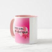 Mädchen Tasse (Vorderseite Links)