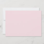 Mädchen-Taufe danken Ihnen Blumen | das Dankeskarte (Rückseite)