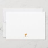 Mädchen-Taufeinladung Einladung (Rückseite)