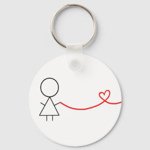 Mädchen-Teil Paar-Schlüsselanhänger Schlüsselanhänger
