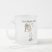 Mädchen-Tennis-Stern-T - Shirts und Geschenke Mattglastasse (Links)