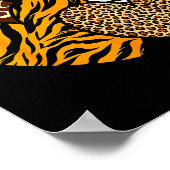 Mädchen Tierprint Kleidung Kinder Gepard LeopardMä Poster (Ecke)