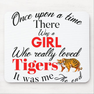 Mädchen-Tiger Mousepad