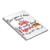 Mädchen-Tiger Notizblock (Rechte Seite)