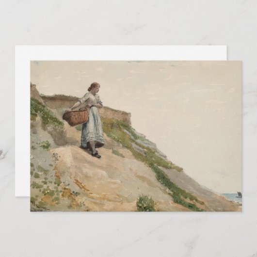 Mädchen tragen einen Korb | Winslow Homer (Vorne/Hinten)