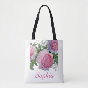 Mädchen Trendige Whimsical Regenbogen Cartoon Name Tasche