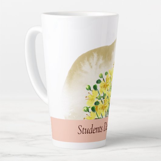 Mädchen trinken milchtasse (Linke Ecke)