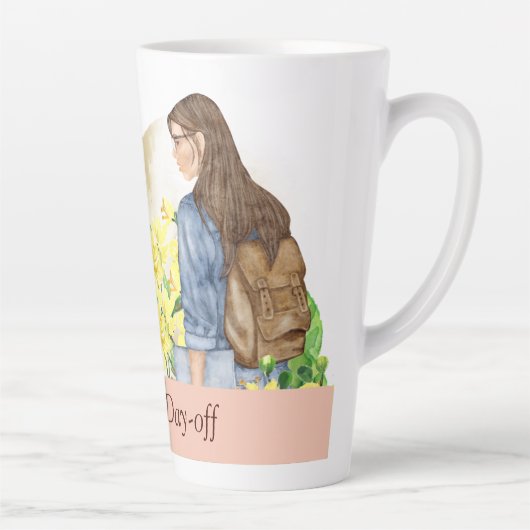 Mädchen trinken milchtasse (Rechts)