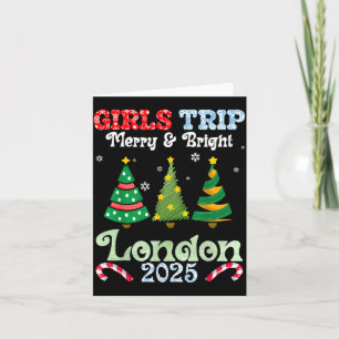Mädchen-Trip Merry Bright Weihnachten in London Ur Karte