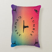 Mädchen Tumble Gymnast Custom Gymnastik Pillow Dekokissen (Rückseite(Vertikal))