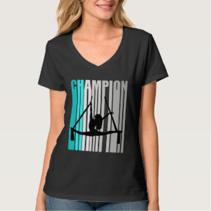 Mädchen Türkis Aerialist Champion Air Yoga Tanz T-Shirt