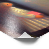Mädchen und ein Geist Fotodruck (Ecke)