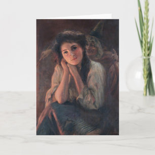 Mädchen und eine Hexe von Beatrice Offor Karte