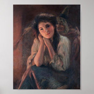 Mädchen und eine Hexe von Beatrice Offor Poster
