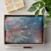 Mädchen und Einhorn Wald Feenmärchen Decoupage Seidenpapier (Geschenk)