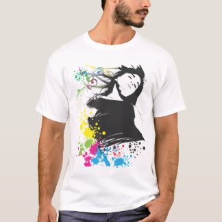 Mädchen und Farben. T-Shirt