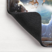 Mädchen-und Fee-Mausunterlage Mousepad (Ecke)