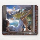 Mädchen-und Fee-Mausunterlage Mousepad (Vorne)