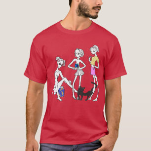 Mädchen und Fische T-Shirt