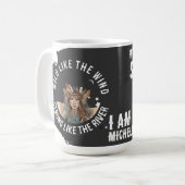 Mädchen und Frauen mit zwei Affirmationen Empowerm Kaffeetasse (Vorderseite Links)