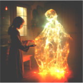 Mädchen und Geist Aufkleber (Vorderseite)