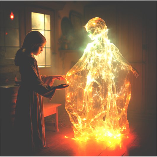 Mädchen und Geist Aufkleber (Vorderseite)