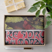 Mädchen und Geranium, Mucha Seidenpapier (Geschenk)