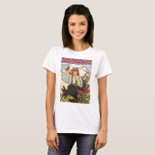 Mädchen und Geranium, Mucha T-Shirt (Vorne ganz)