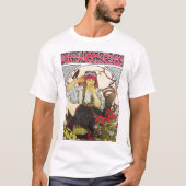 Mädchen und Geranium, Mucha T-Shirt (Vorderseite)