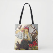 Mädchen und Geranium, Mucha Tasche (Vorderseite)