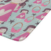 Mädchen und Handtaschen Schneidebrett (Ecke)