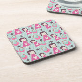 Mädchen und Handtaschen Untersetzer (Linke Seite)