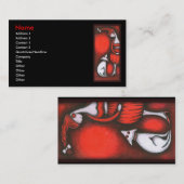 Mädchen und Hund Visitenkarte (Vorne/Hinten)