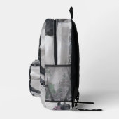 Mädchen und ihr Hund Bedruckter Rucksack (Rechts)