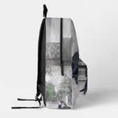 Mädchen und ihr Hund Bedruckter Rucksack (Links)