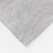 Mädchen und ihr Hund Fleecedecke (Ecke)