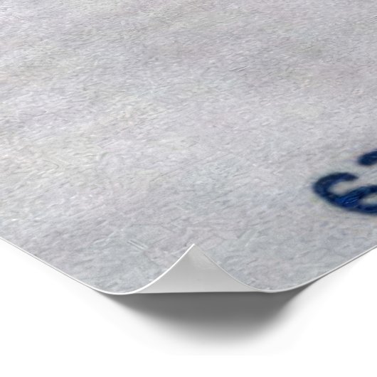 Mädchen und ihr Hund Poster (Ecke)