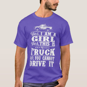 Mädchen und ihr Lkw-Hemd - Lkw-Girl-Shirts T-Shirt