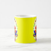 Mädchen und Junge und Kätzchen und Welpen Kaffeetasse (Mittel)