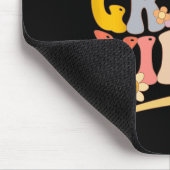 Mädchen und Jungen der ersten Klasse Mousepad (Ecke)