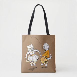 Mädchen und Jungen, Louis Wain Tasche
