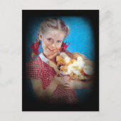 Mädchen und Jungen Postkarte (Vorderseite)