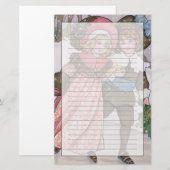 Mädchen-und Jungen-Skaten Briefpapier (Vorne/Hinten)