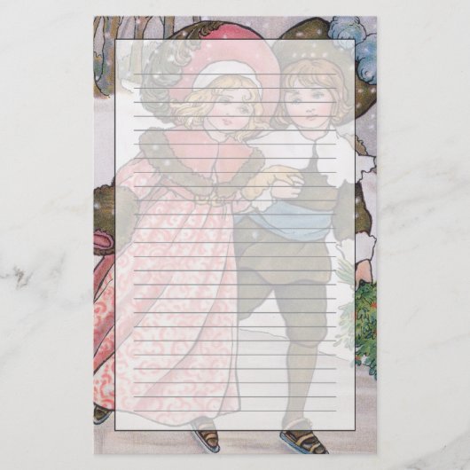 Mädchen-und Jungen-Skaten Briefpapier (Vorderseite)