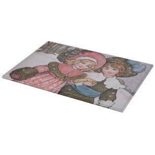 Mädchen-und Jungen-Skaten Schneidebrett