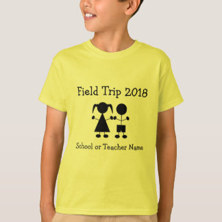 Mädchen-und Jungen-Zahl Feld-Reise-T - Shirt