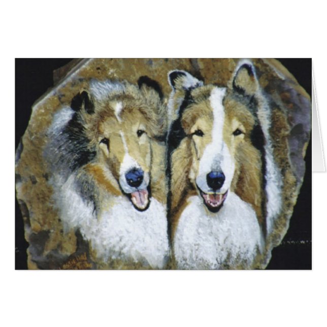 "Mädchen und junger Mann " (Vorderseite (Horizontal))