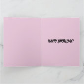 MÄDCHEN- UND KATZGEBURTSTAGSKARTE KARTE (Innenseite)