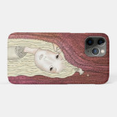Mädchen und Maus in magischen Weinreben Case-Mate iPhone Hülle (Rückseite (Horizontal))