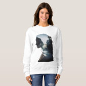 Mädchen und Natur Sweatshirt (Vorne ganz)